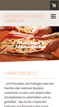 Mobile Screenshot of mariannes-flammkuchen.de